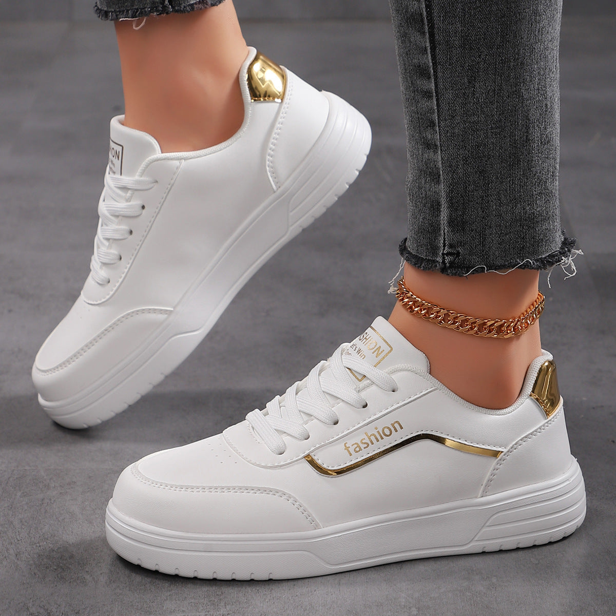 أحذية لوحية نسائية قابلة للتنفس للطلاب