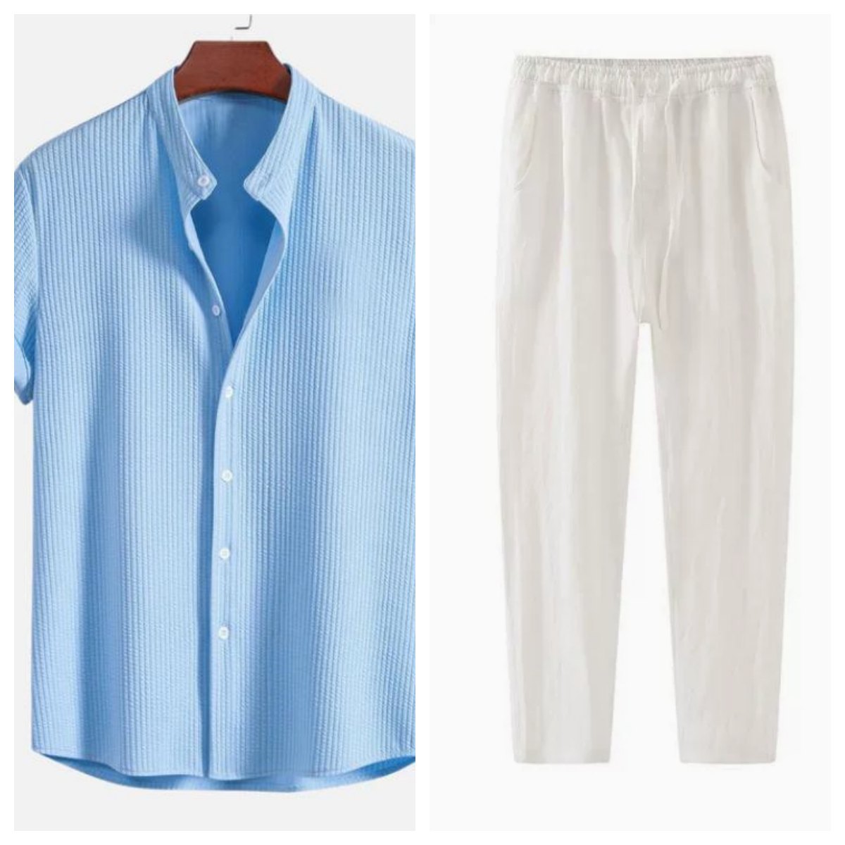 Short Sleeve Loose Shirt Top Summer Mens Clothing