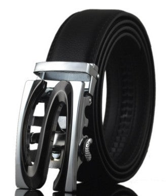 Automatic Buckle Leather Belts - MBM INTERNATIONAL HOLDING