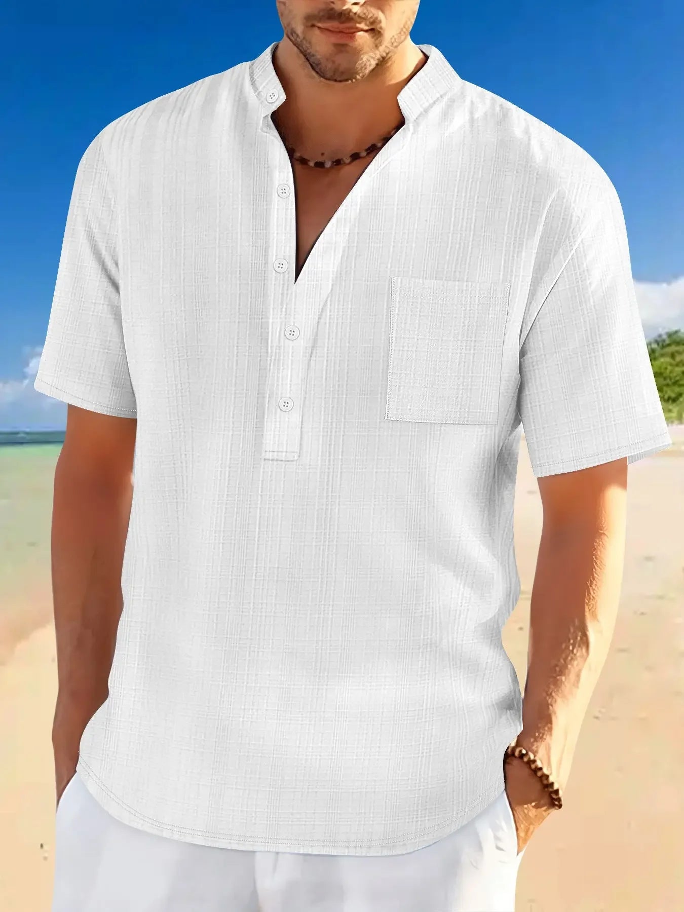 Short Sleeve Loose Leisure Vacation - MBM INTERNATIONAL HOLDING