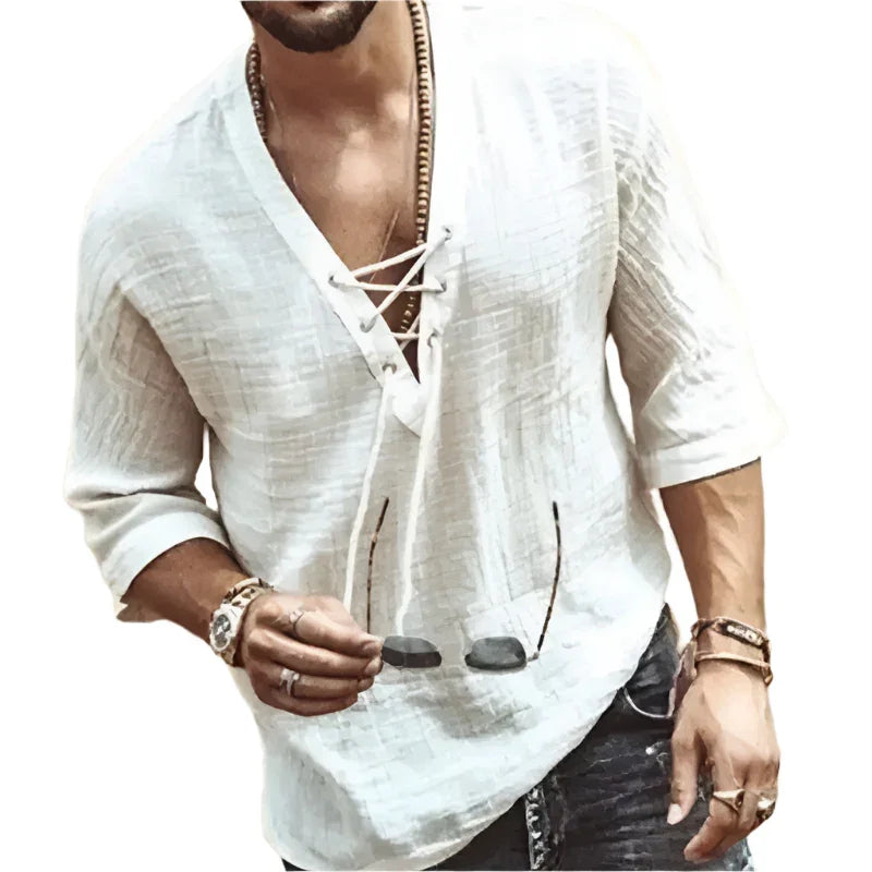 Short-sleeved Button-up Shirt - MBM INTERNATIONAL HOLDING