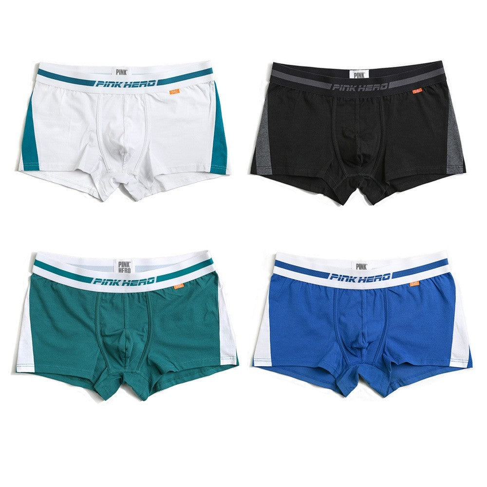 Simple Breathable Sports Cotton Men's Panties