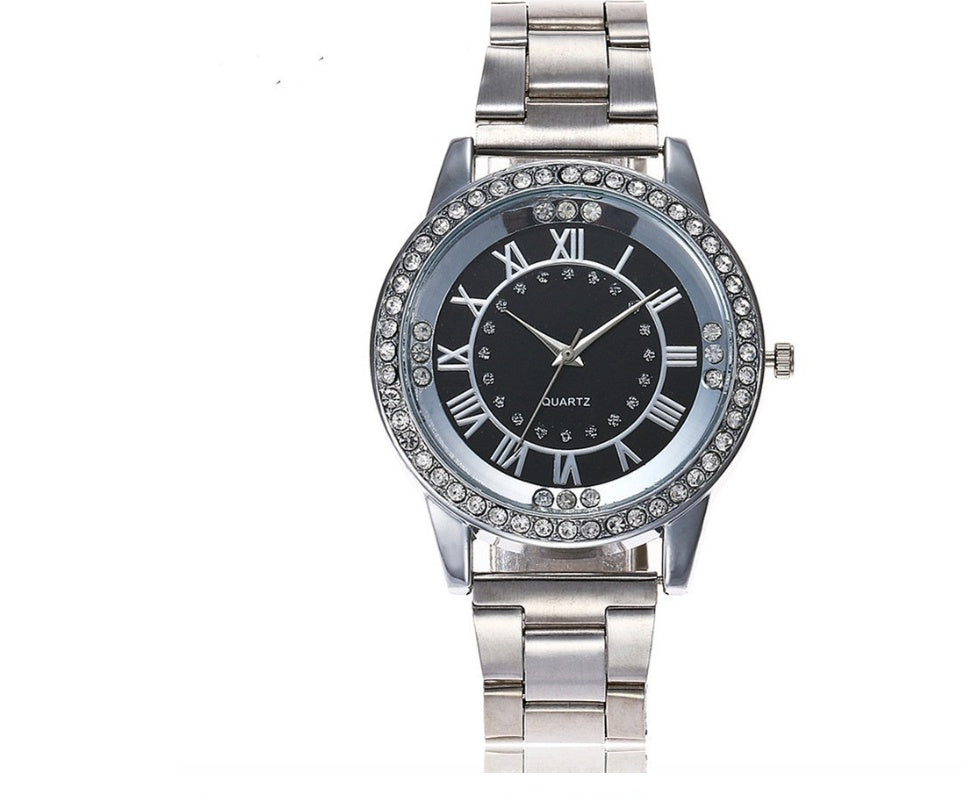 Rhinestone Quartz Watch