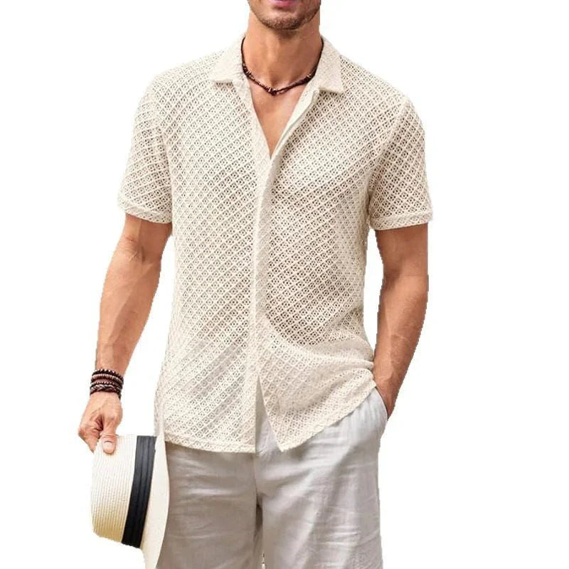 Short Sleeve Lapel Shirt - MBM INTERNATIONAL HOLDING