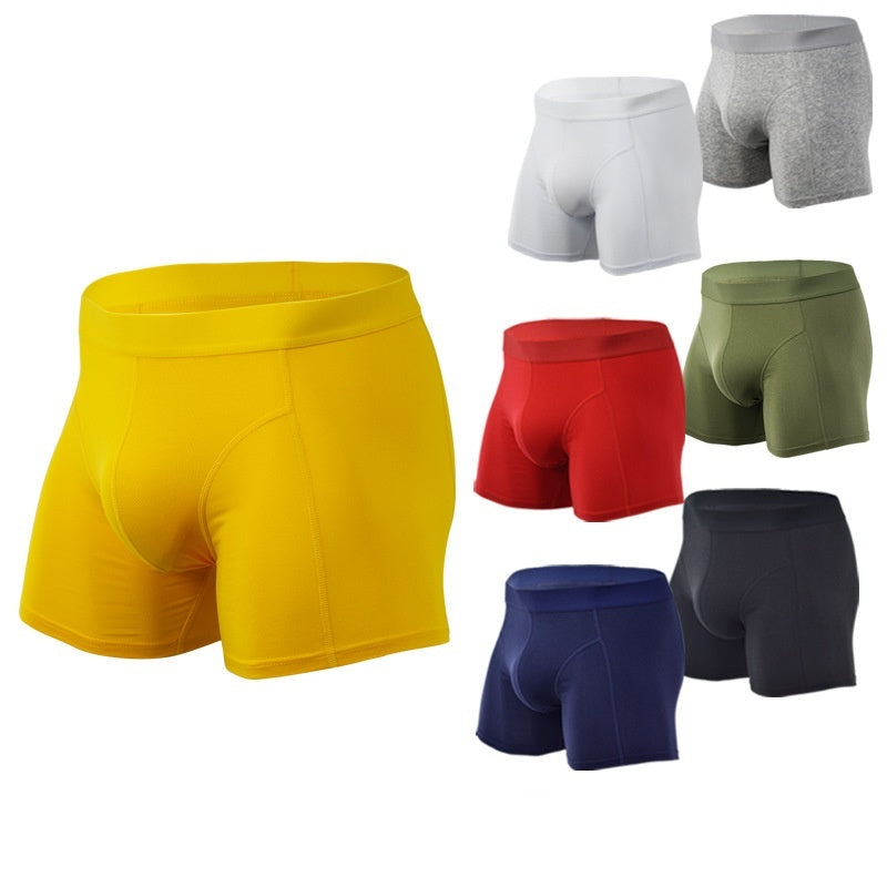 Men's Extended Stretch Cotton Wear-resistant Underwear