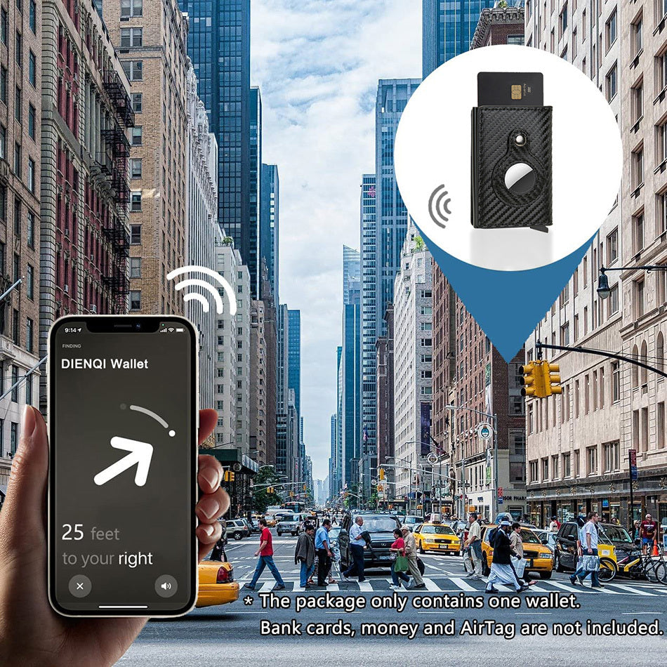 Multi-functional Rfid Card Holder Airtag - MBM INTERNATIONAL HOLDING