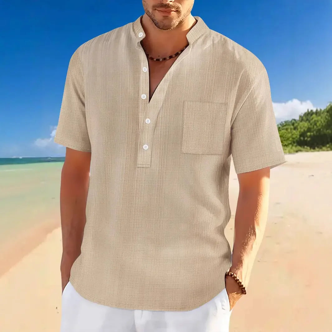 Short Sleeve Loose Leisure Vacation - MBM INTERNATIONAL HOLDING