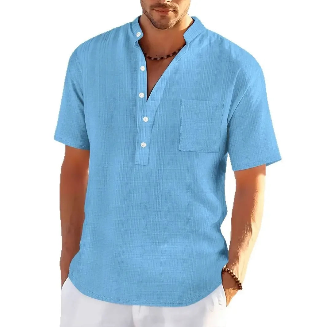 Short Sleeve Loose Leisure Vacation - MBM INTERNATIONAL HOLDING