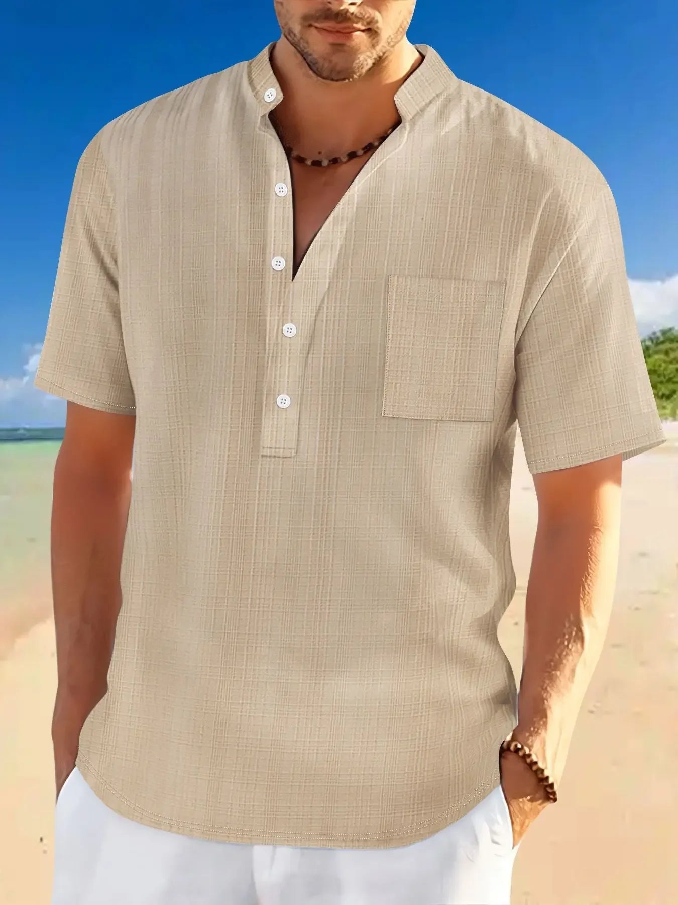 Short Sleeve Loose Leisure Vacation - MBM INTERNATIONAL HOLDING