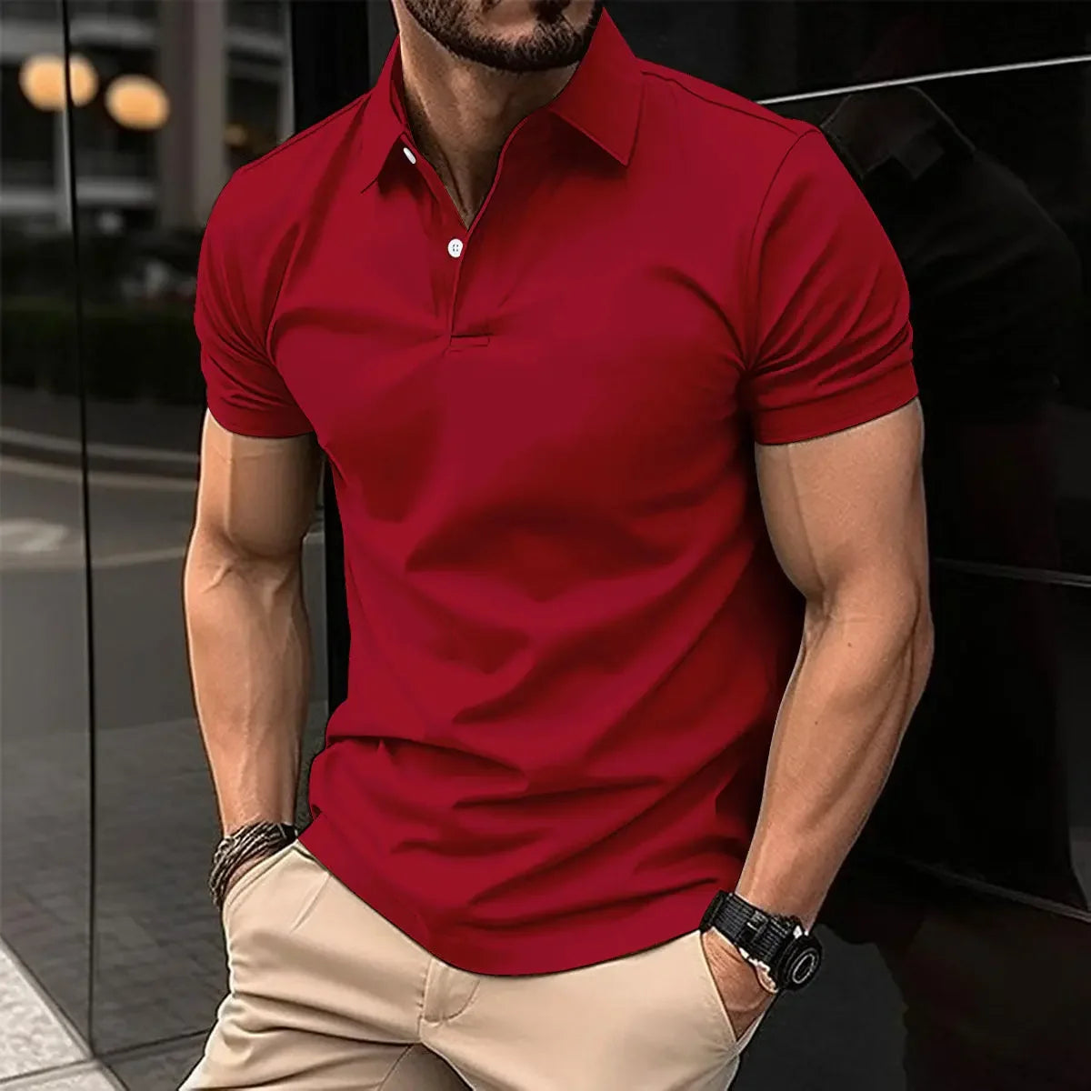 Short Sleeve Polo Shirt - MBM INTERNATIONAL HOLDING