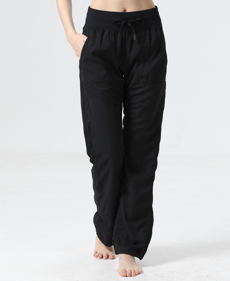 Women's Mid Waist Casual Slimming Workout Pants