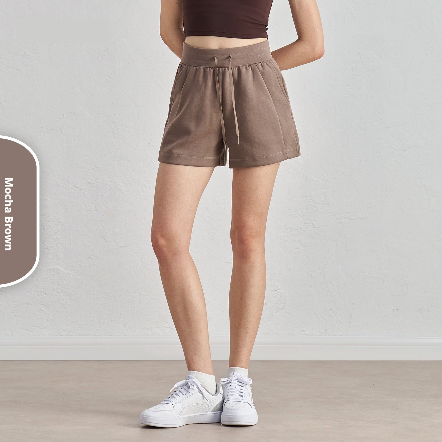 Air Layer Loose And Simple Yoga Shorts