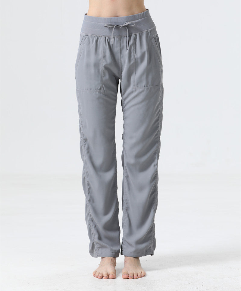 Women's Mid Waist Casual Slimming Workout Pants